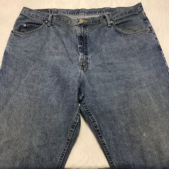 Wrangler relaxed fit‎ blue jeans 42X30 - Picture 2 of 5